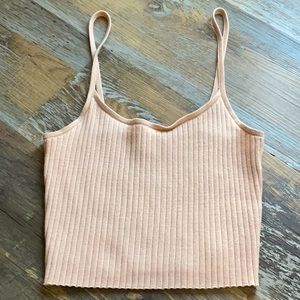 Pacsun LA Hearts Ribbed Tank Top